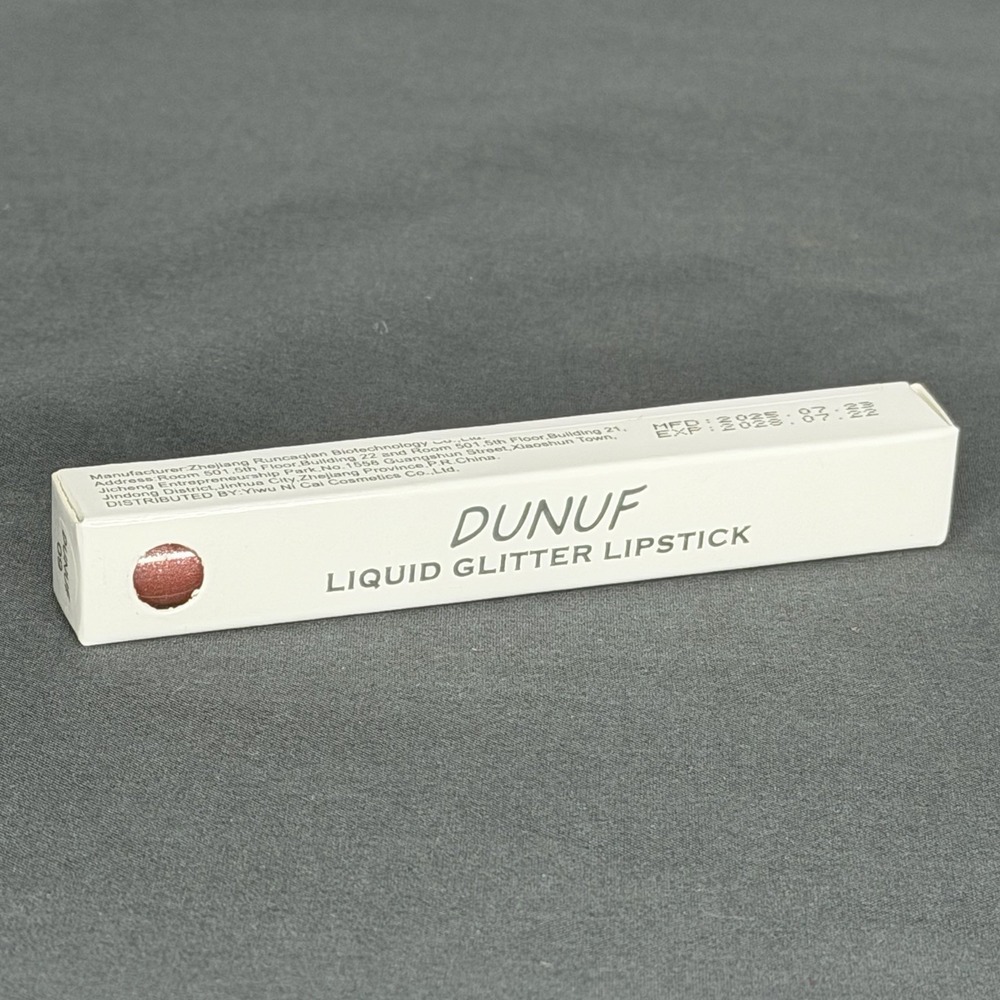 DUNUF Liquid Glitter Lipstick Long Lasting Shimmer Lip Color NEW Color #09